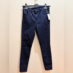 J Brand Coated Electric Blue Jeans